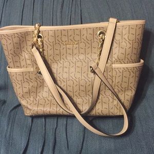 Calvin Klein Hayden signature chain tote